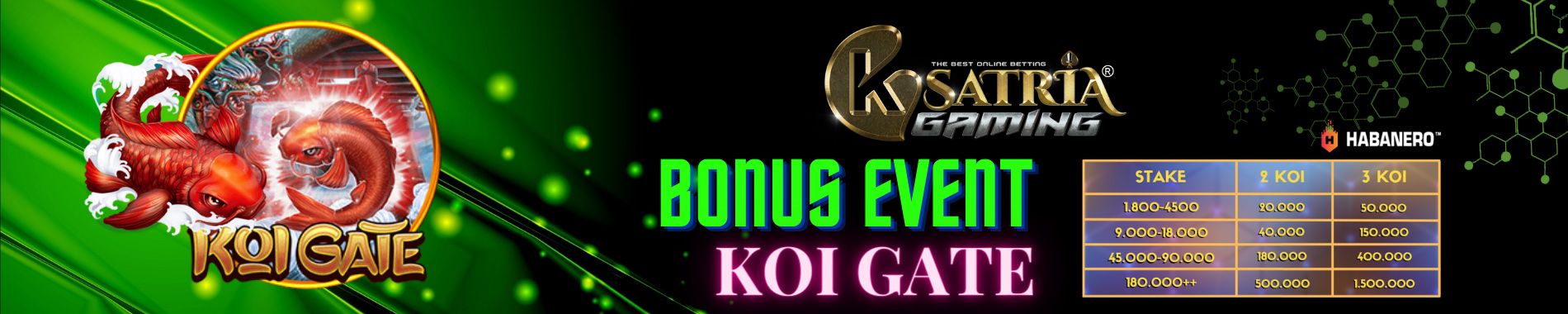 SPECIAL EVENT KOI GATE ksatriagaming